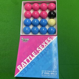 Quirky pool ball sets